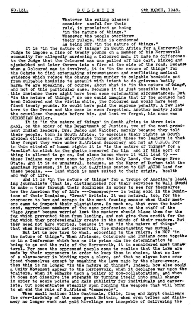 First page of the Anti-CAD Bulletin