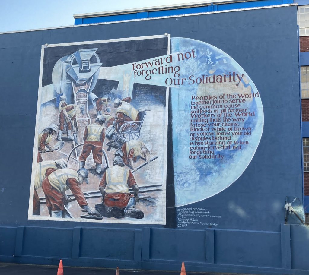 Photo of mural at Community House