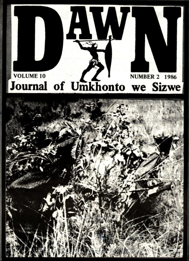 Cover of Dawn: Journal of Umkhonto wa Sizwe