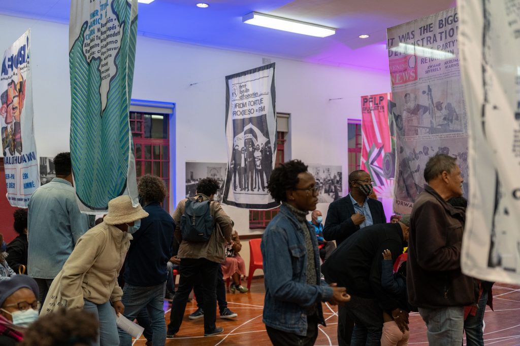 Photo of the Revolutionary Papers exhibition. 