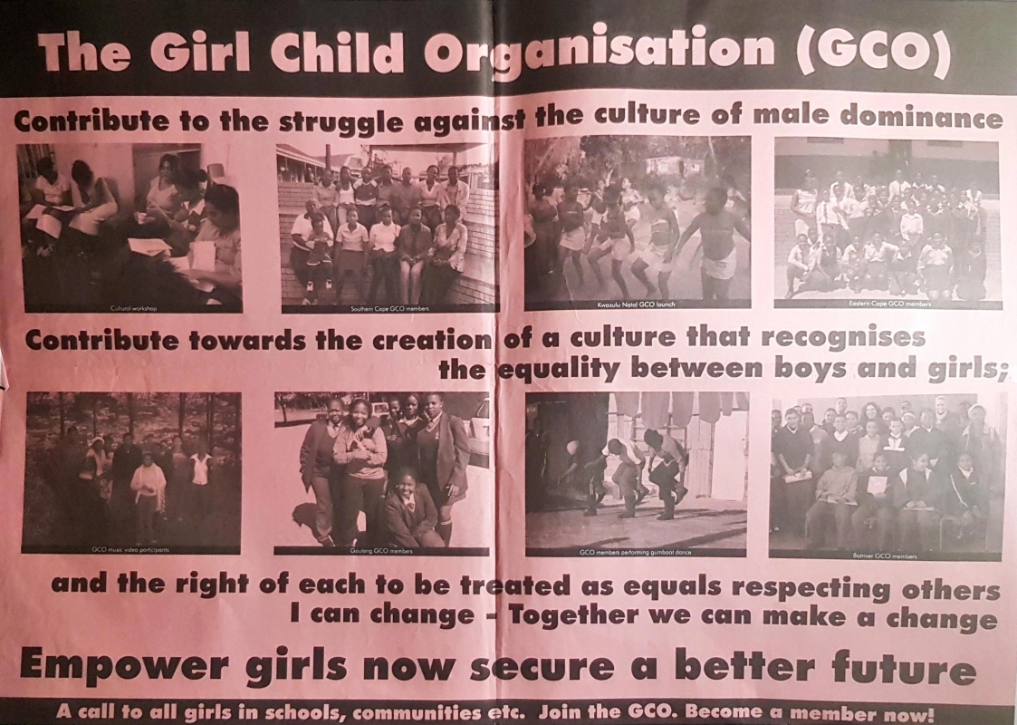 Article on the Girl Child Organisation from Soul Sista, March 2006.