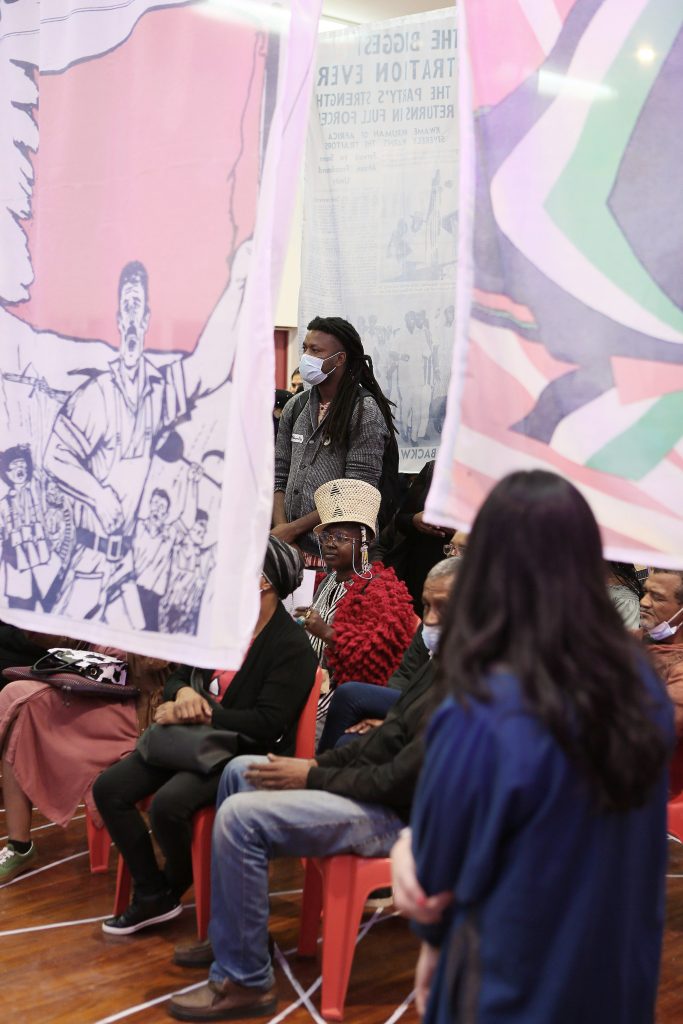 Photo of the Revolutionary Papers exhibition. 
